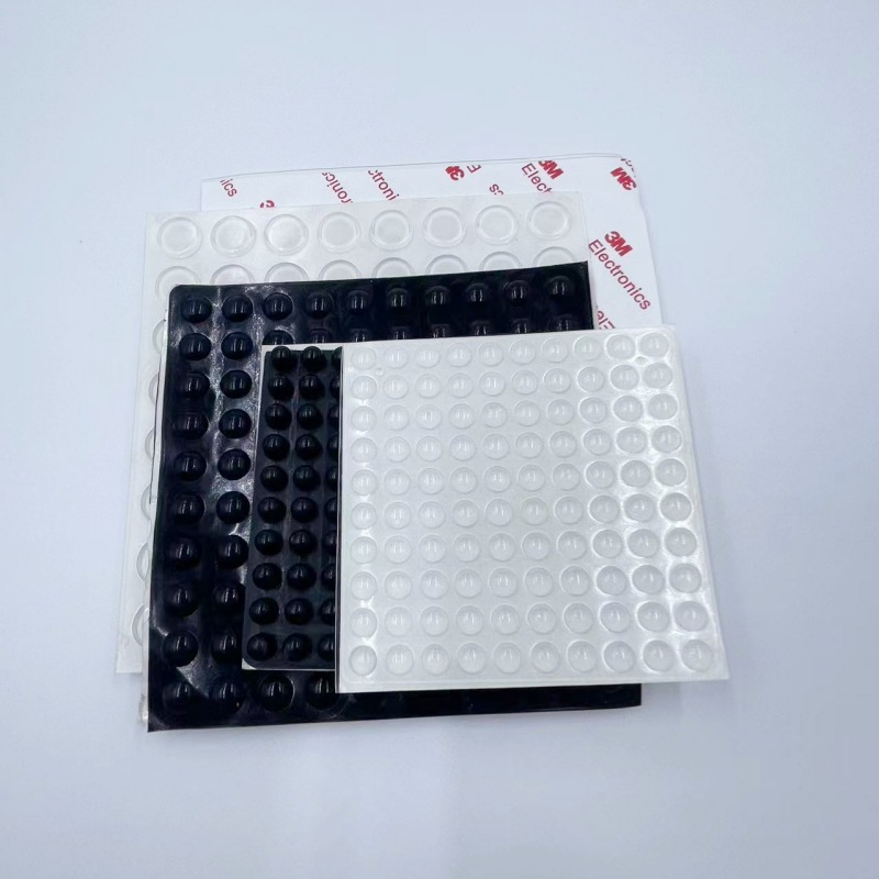 半圓形透明矽膠墊橡膠墊（diàn）網格膠墊耐高溫價（jià）格優惠