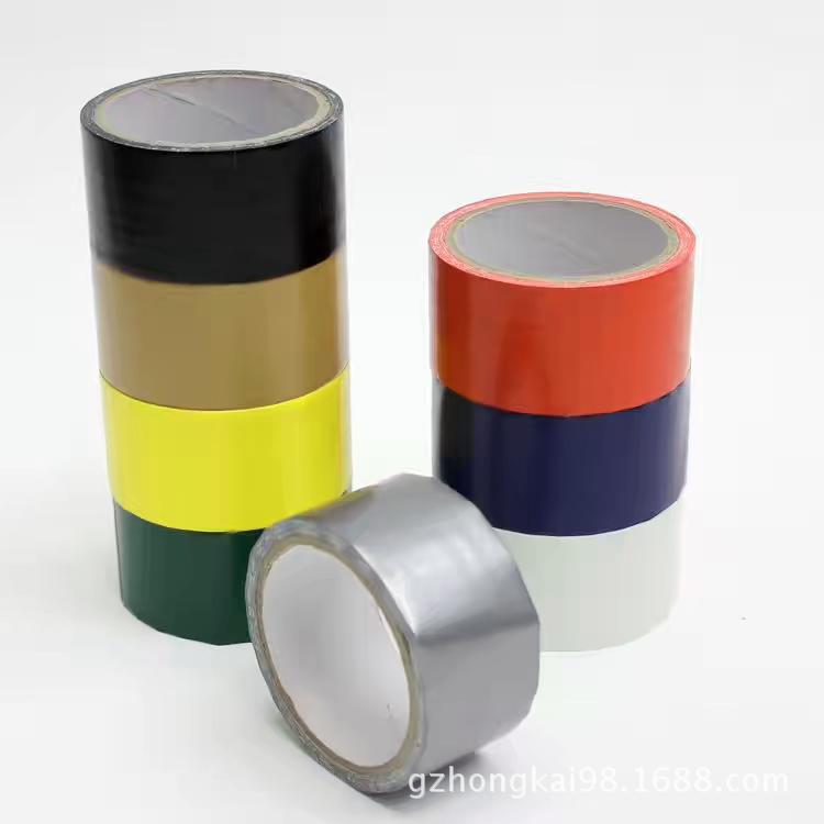 彩（cǎi）色布基膠帶（dài） 單麵布基膠高粘防水封邊地毯布基強 量大從優